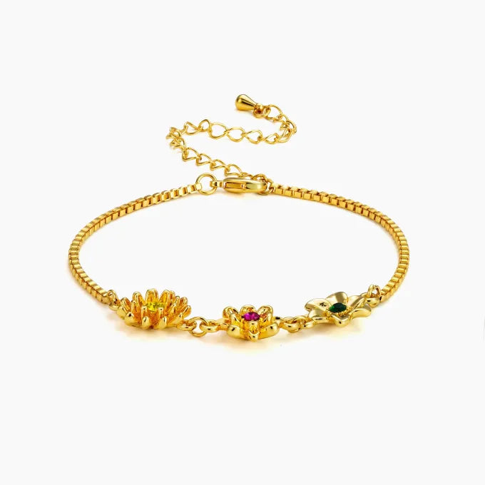 Armband Med Födelseblomma