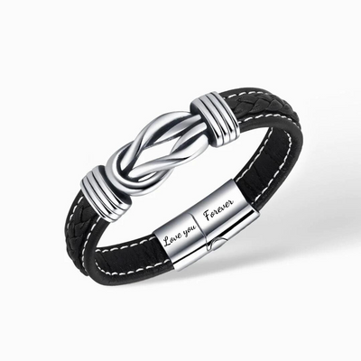 Till Min Man - Jag Älskar Dig; För Alltid - Infinity Armband