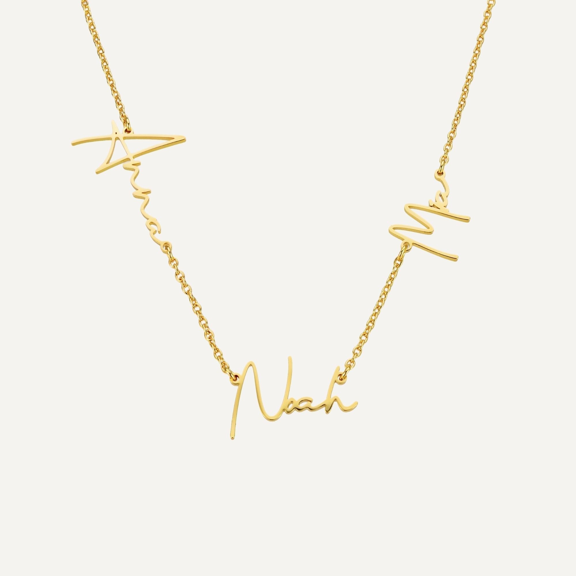 Signature Halsband Med Flera Namn