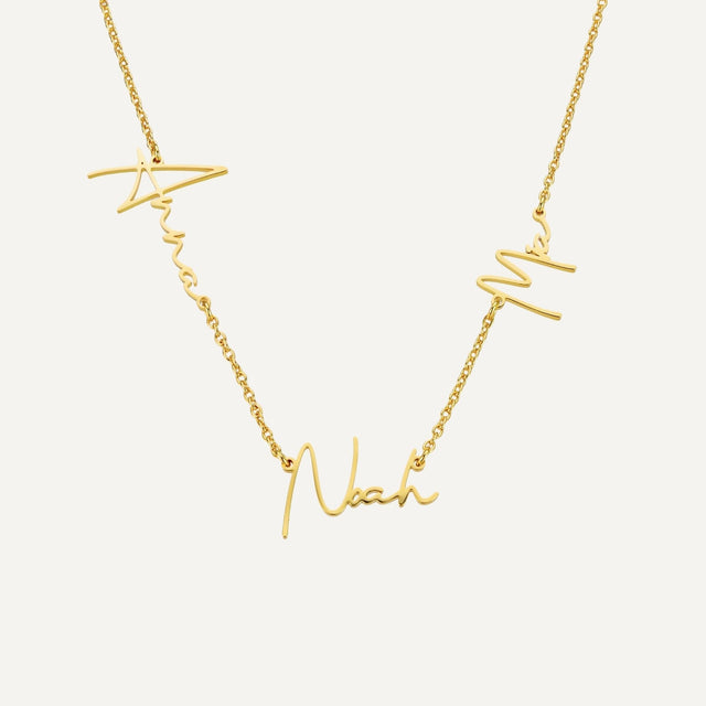 Signature Halsband Med Flera Namn