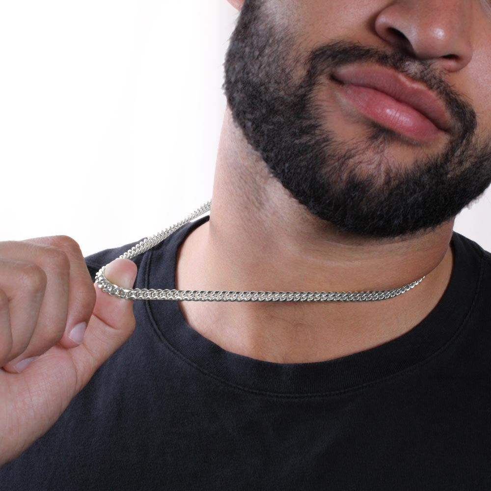 Löfteshalsband För Honom - Cuban Chain