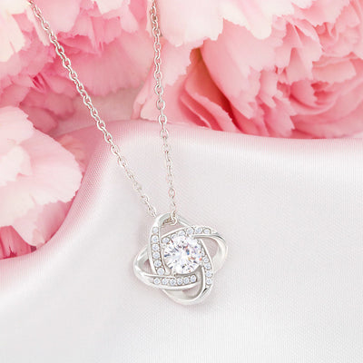 Till Min Fantastiska Fru - I ditt hjärta har jag hittat mitt lejon - Love Knot Halsband