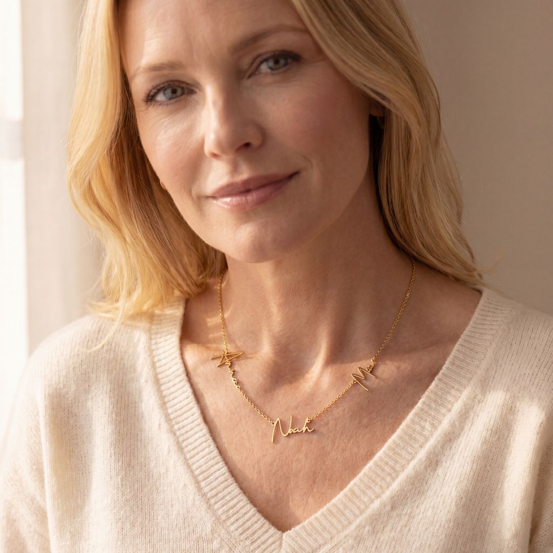 Signature Halsband Med Flera Namn