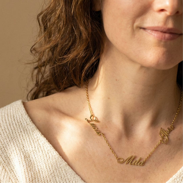 Halsband Med Flera Namn