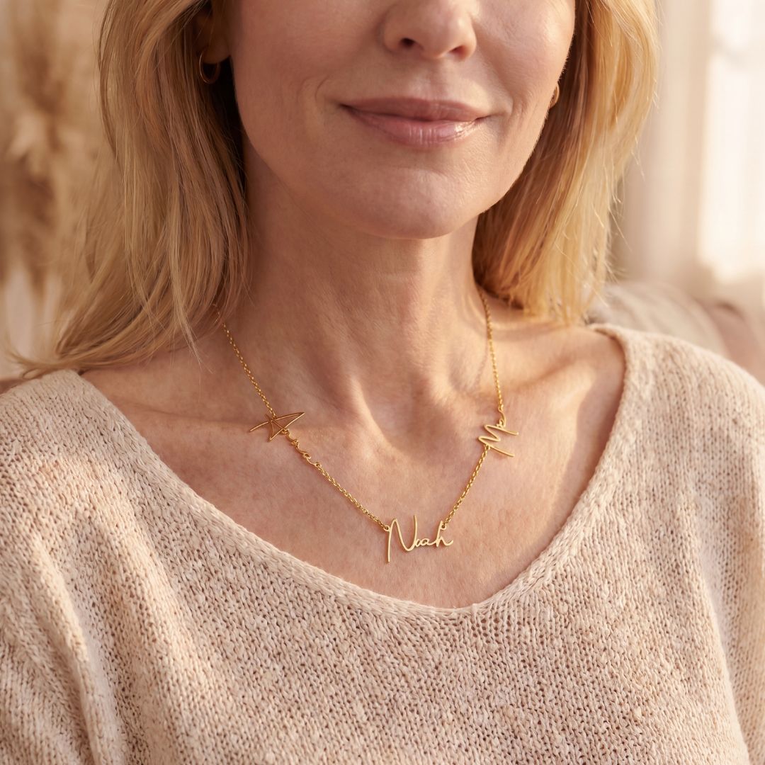 Signature Halsband Med Flera Namn