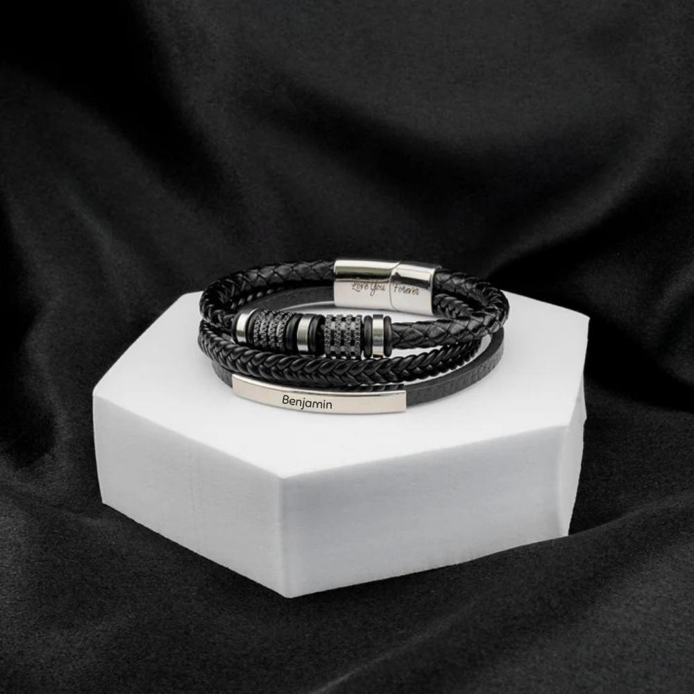 Till Min Son – Personlig “För Alltid Förbundna” Armband
