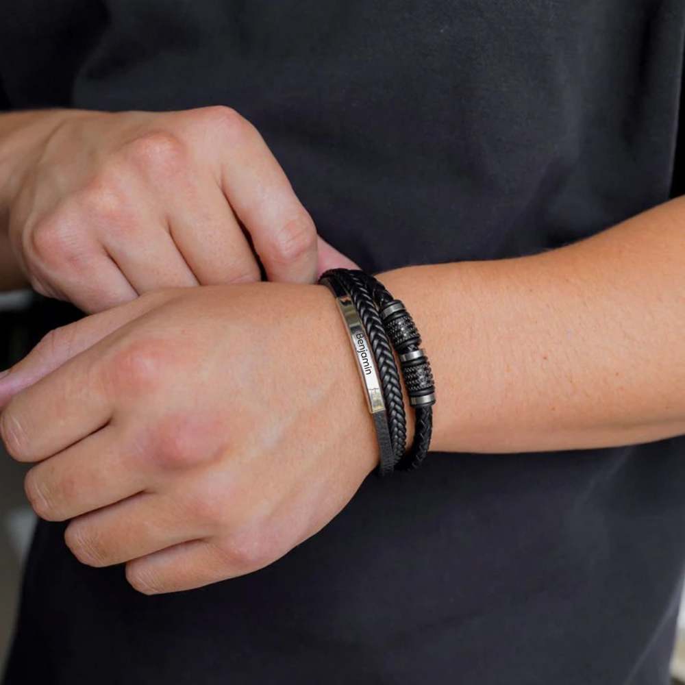 Till Min Son – Personlig “För Alltid Förbundna” Armband