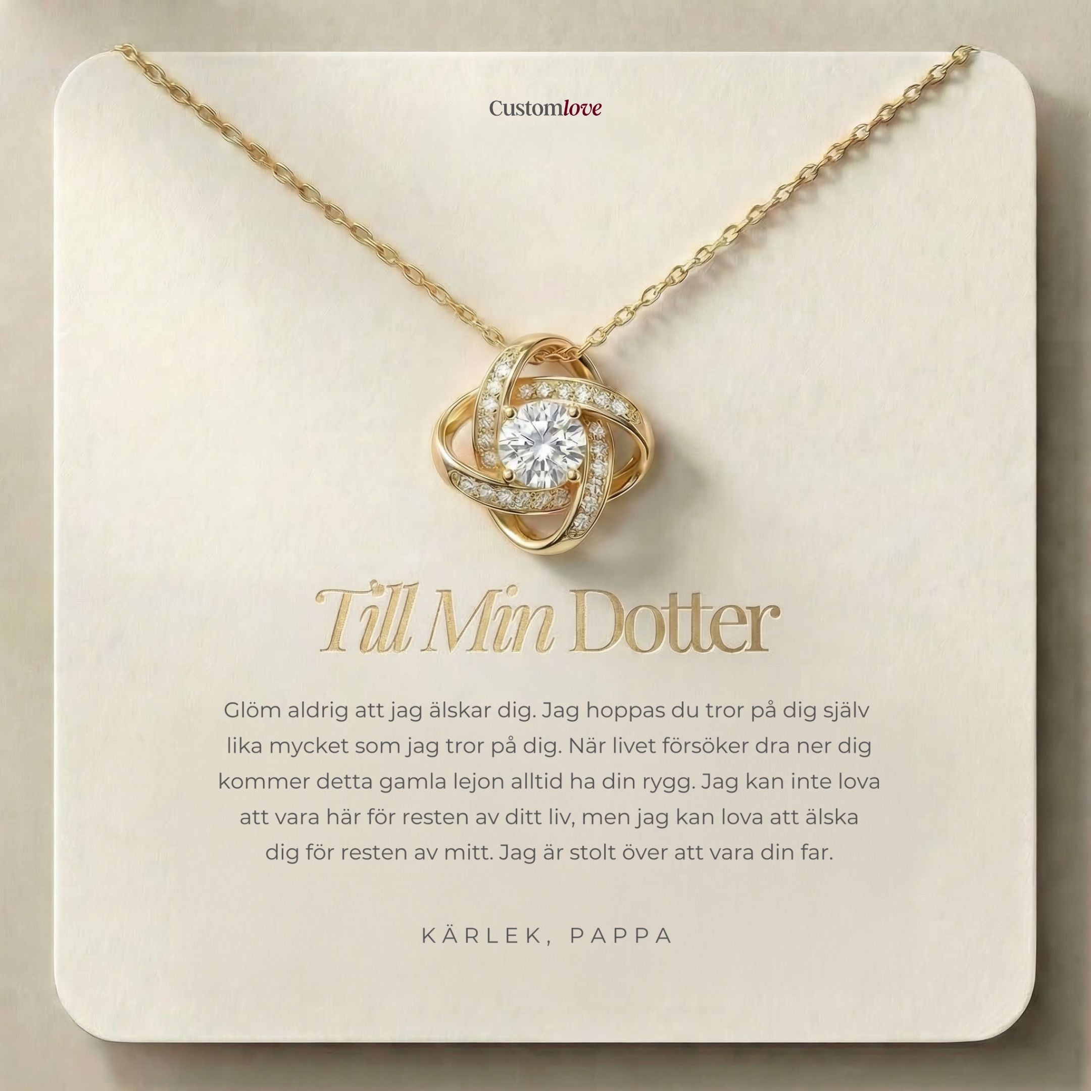 Till Min Dotter - Tro På Dig Själv - Från Pappa