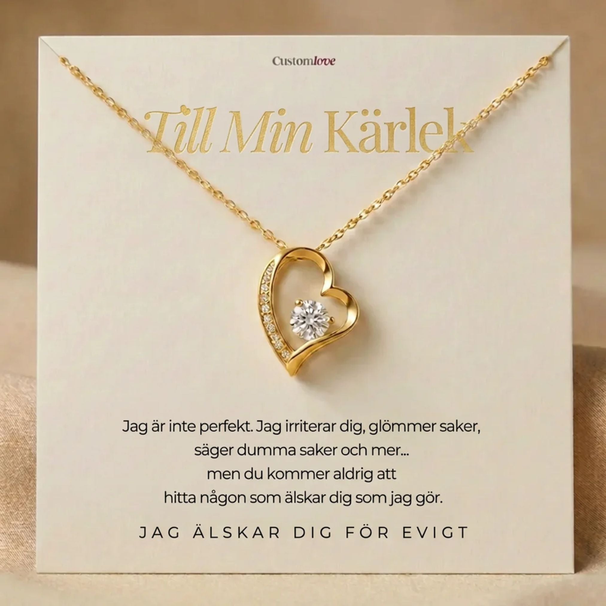 Till Min Kärlek - Halsband med Evig Kärlek