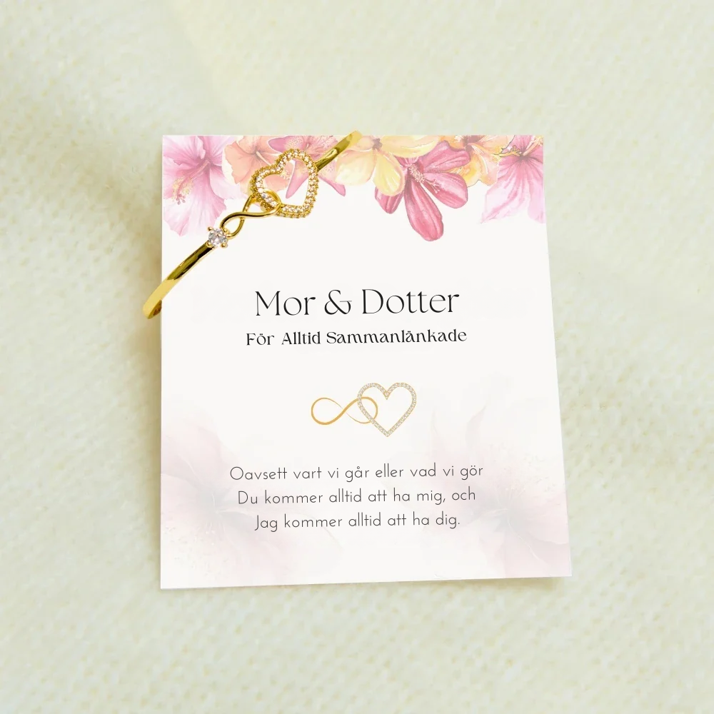 Mor & Dotter - Infinity Hjärta Armband