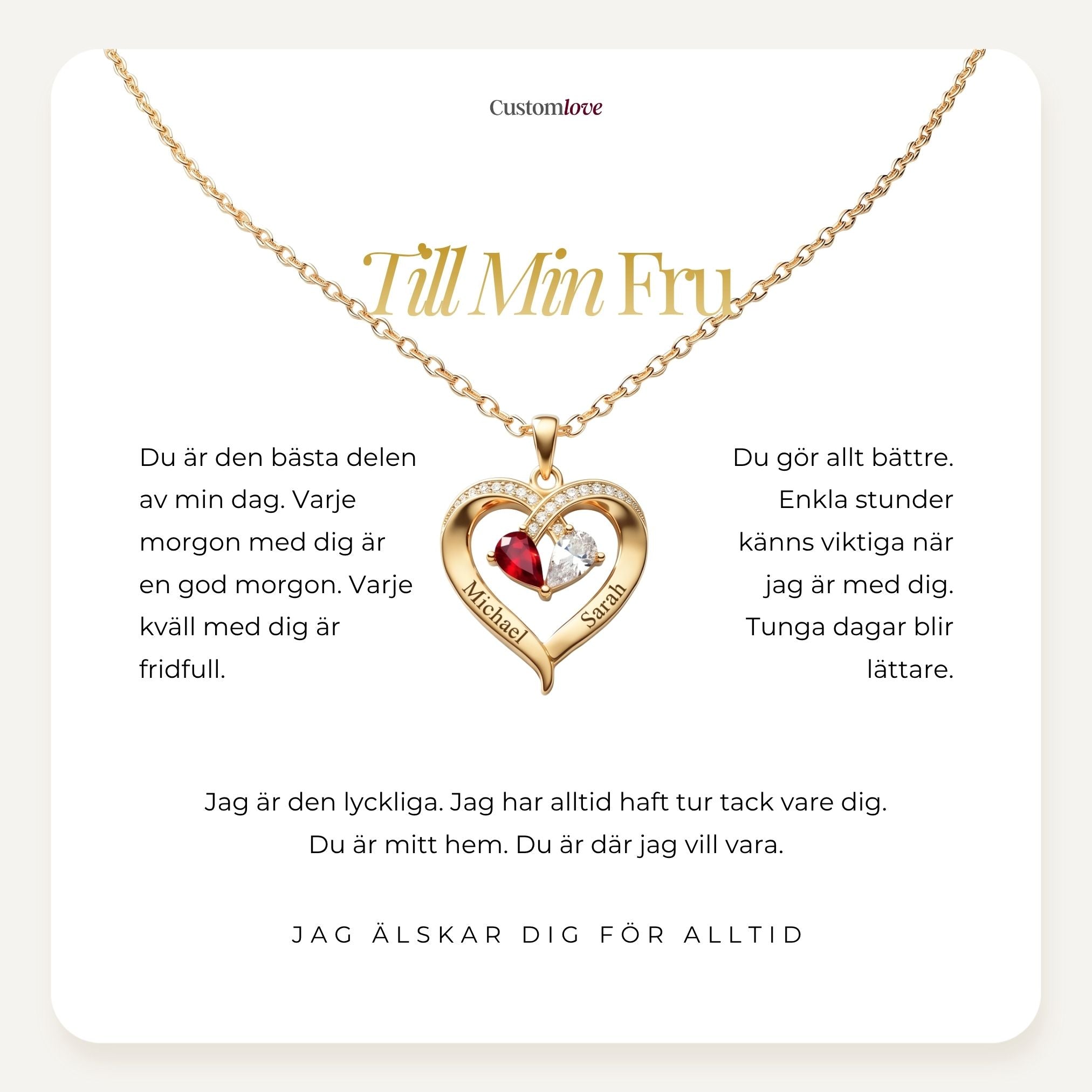 Till Min Fru – Du Är Mitt Hem