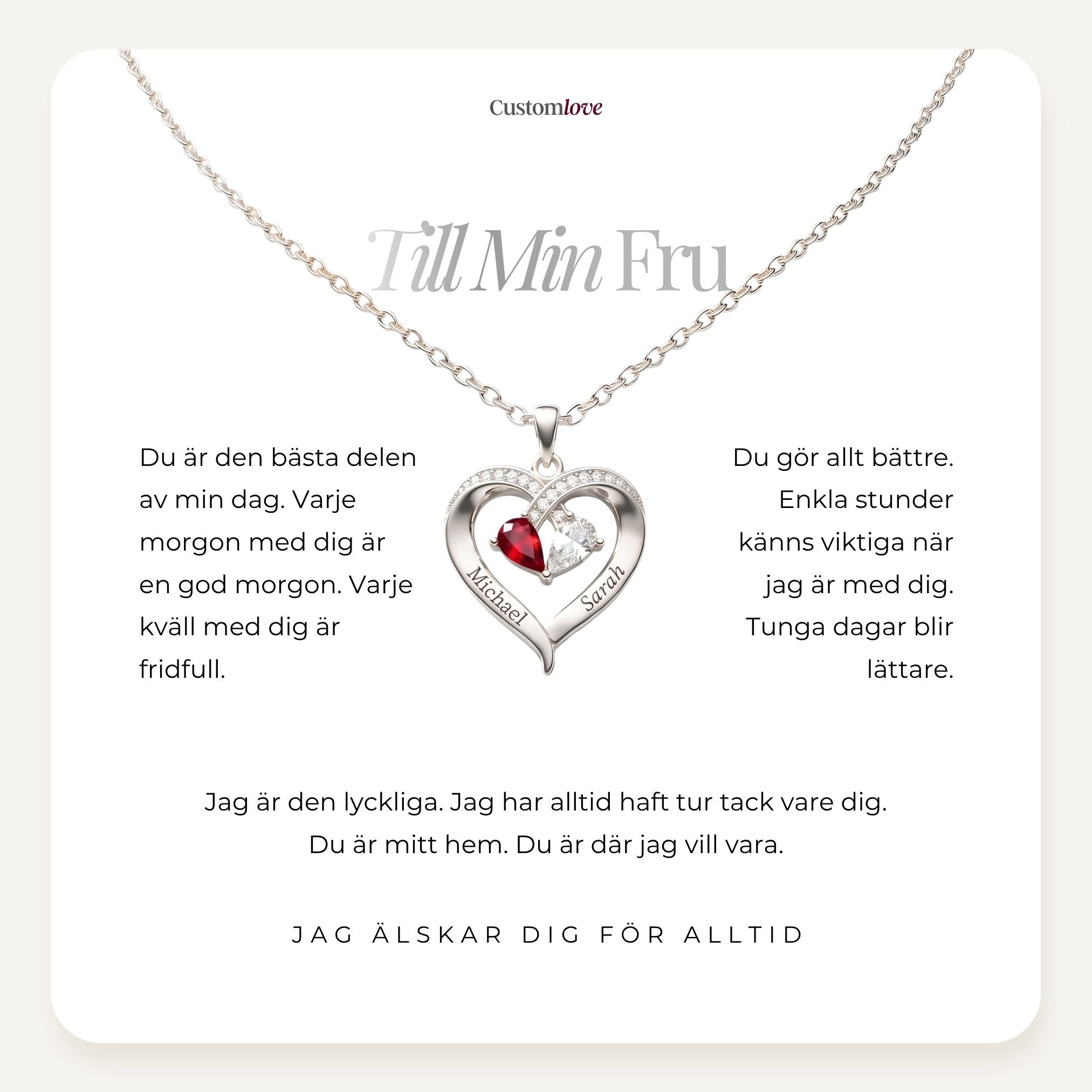 Till Min Fru – Du Är Mitt Hem