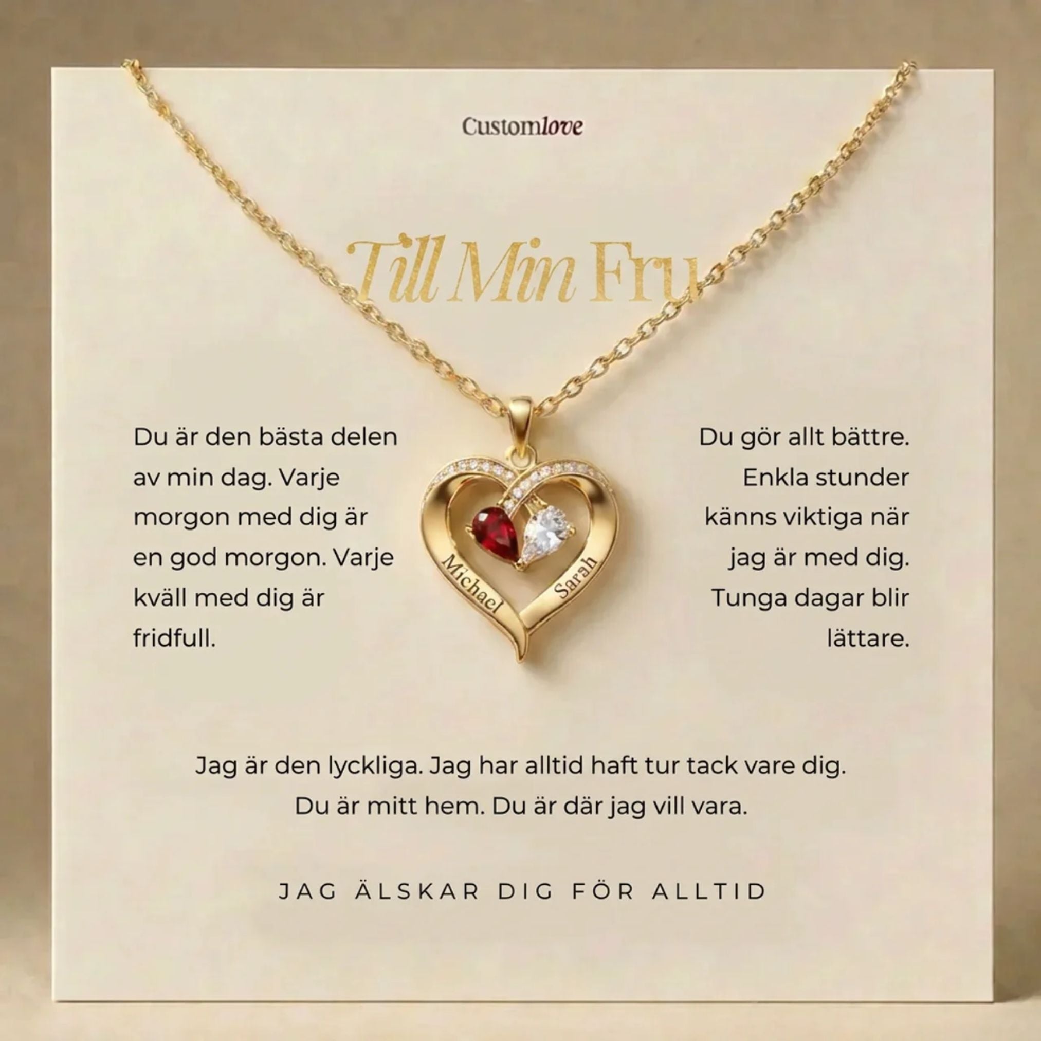 Till Min Fru – Du Är Mitt Hem