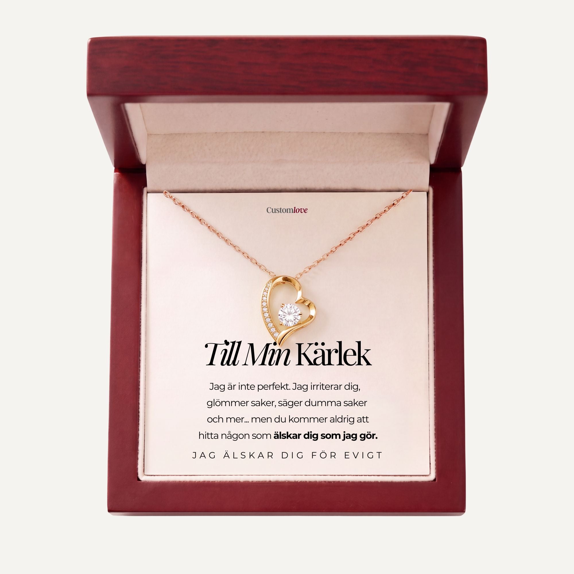 Till Min Kärlek - Halsband med Evig Kärlek