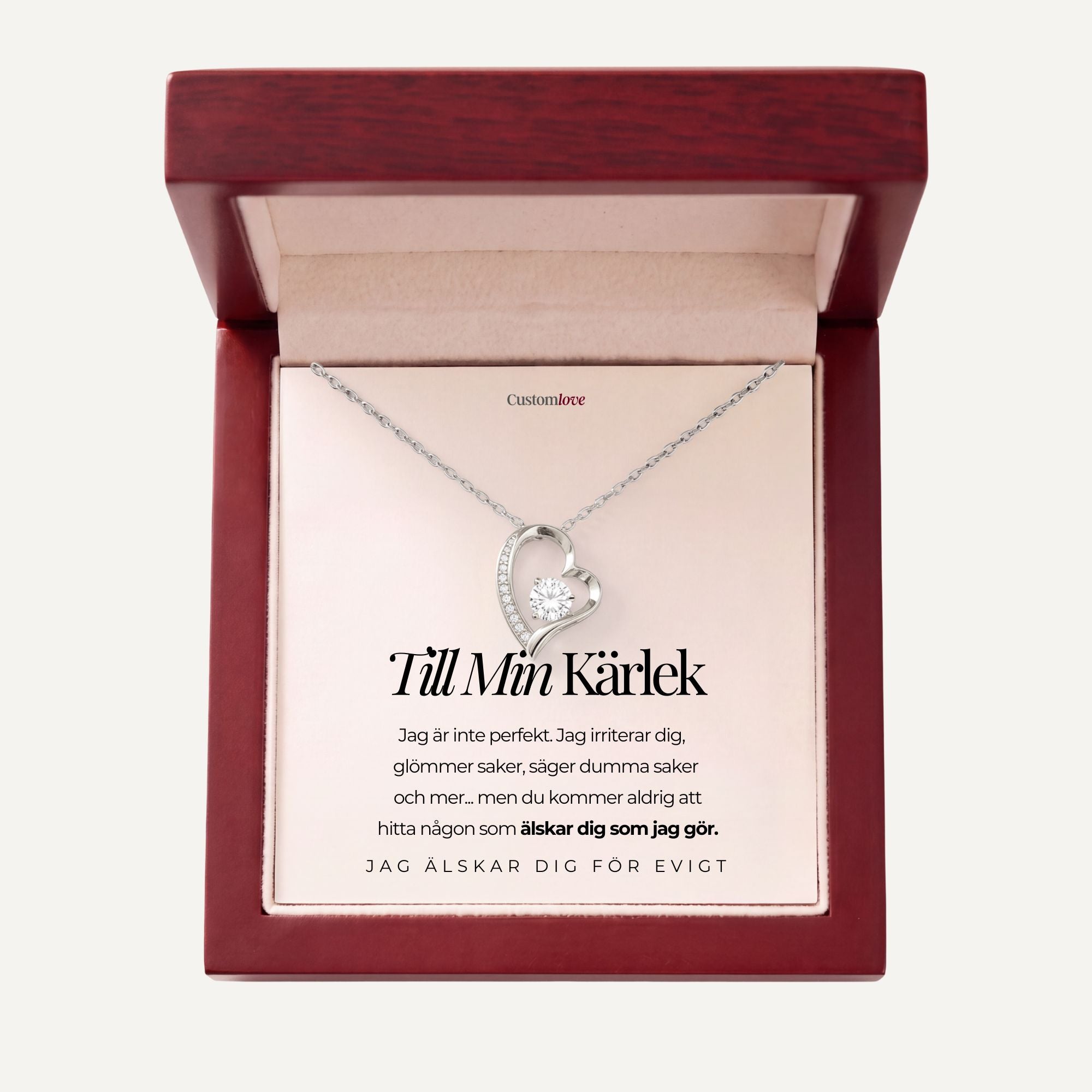 Till Min Kärlek - Halsband med Evig Kärlek