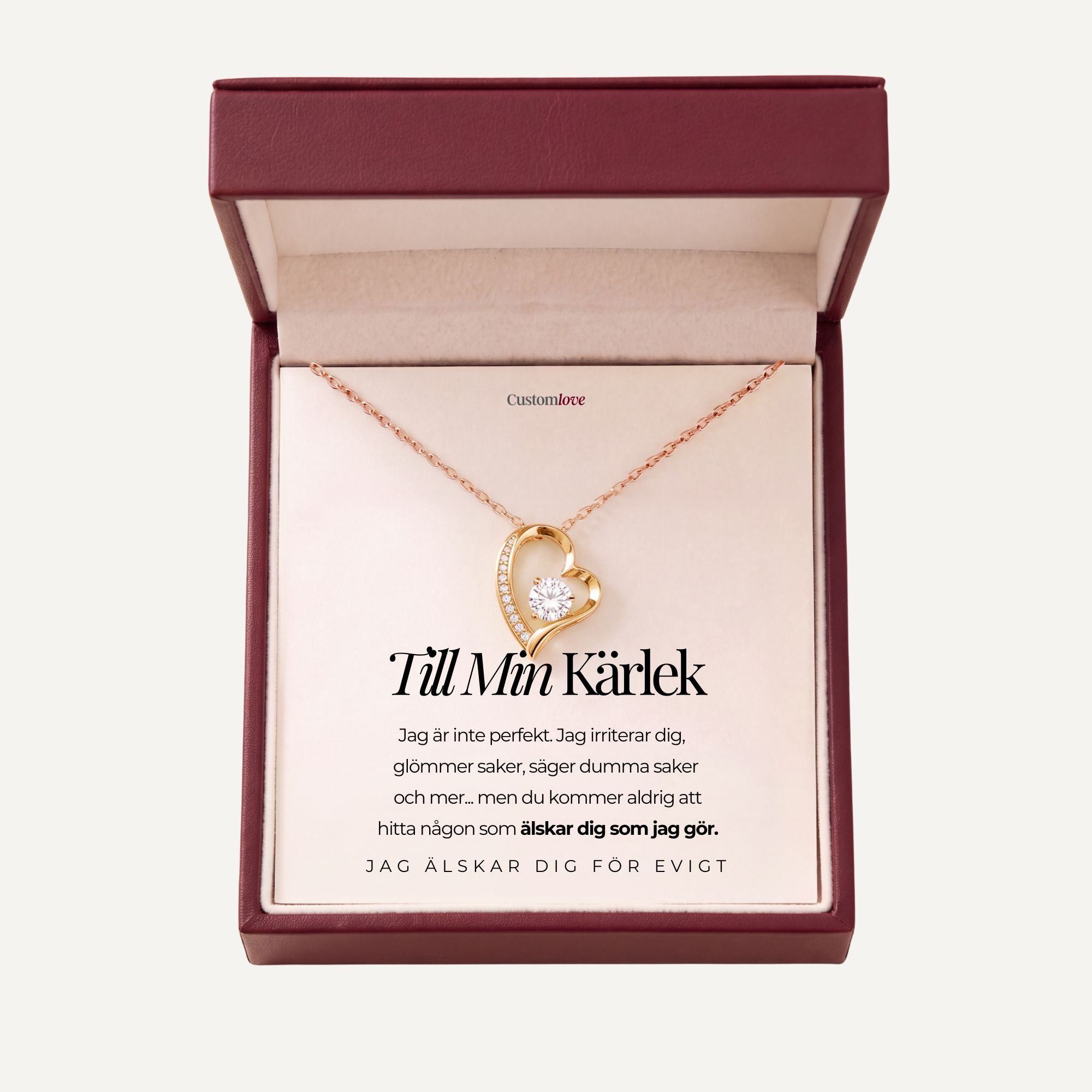 Till Min Kärlek - Halsband med Evig Kärlek