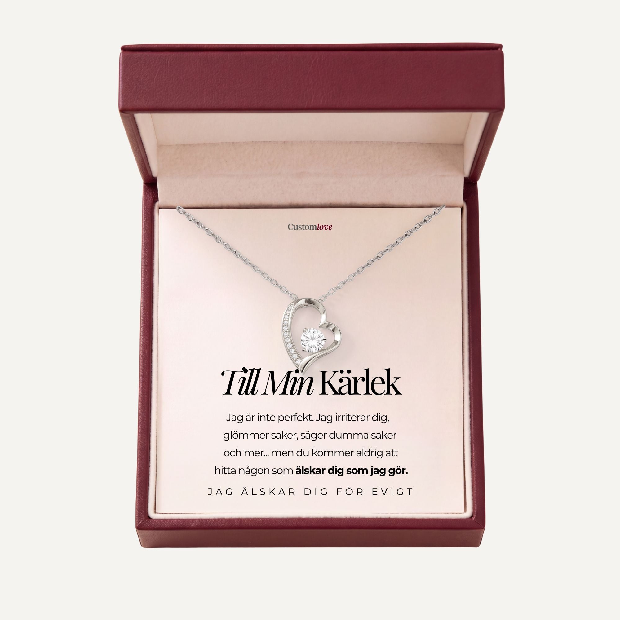 Till Min Kärlek - Halsband med Evig Kärlek