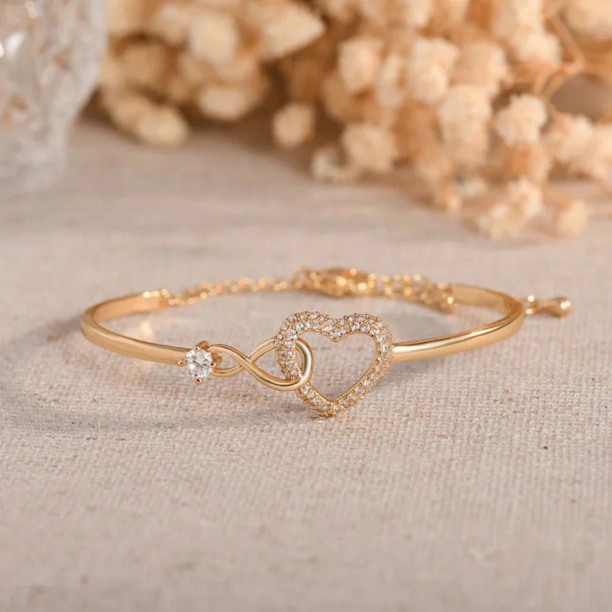 Mor Och Dotter – Infinity Heart-Armband – Så Stolt Över Dig