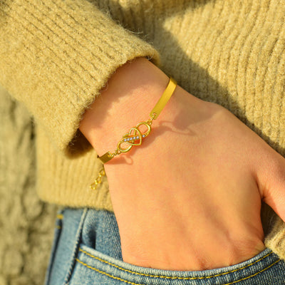 Til Mitt Barnbarn - Håll Mig i Ditt Hjärta – Infinity Armband