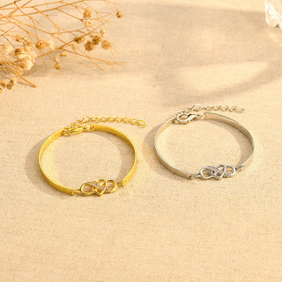 Til Mitt Barnbarn - Håll Mig i Ditt Hjärta – Infinity Armband