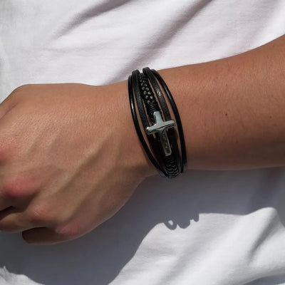 Till Min Barnbarn - Du Är Aldrig Ensam - Personlig Evig Beskydd Troarmband