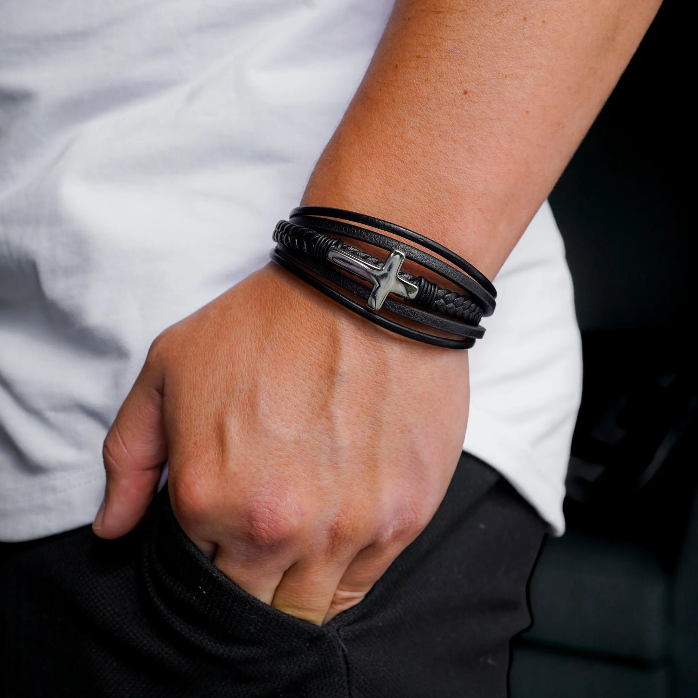 Till Min Barnbarn - Personlig Evig Beskyddare Trosarmband