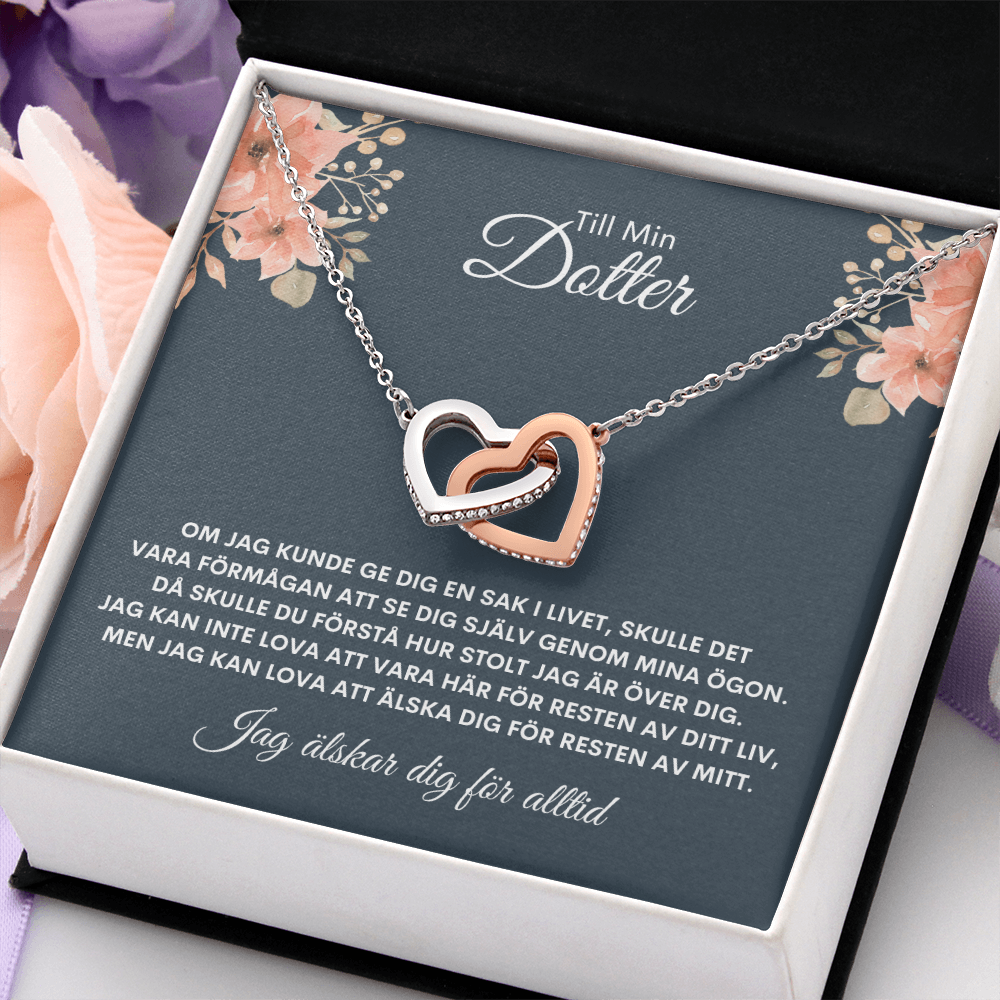 Till Min Dotter – Jag Är Så Stolt Över Dig – Hjärthalsband