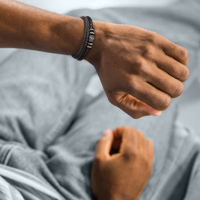 Till Min Son – Jag Kommer Alltid Vara Med Dig – Läderarmband