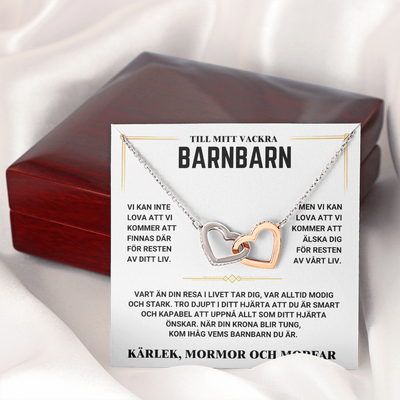 Till Mitt Vackra Barnbarn – Hjärthalsband – Kärlek, Mormor Och Morfar