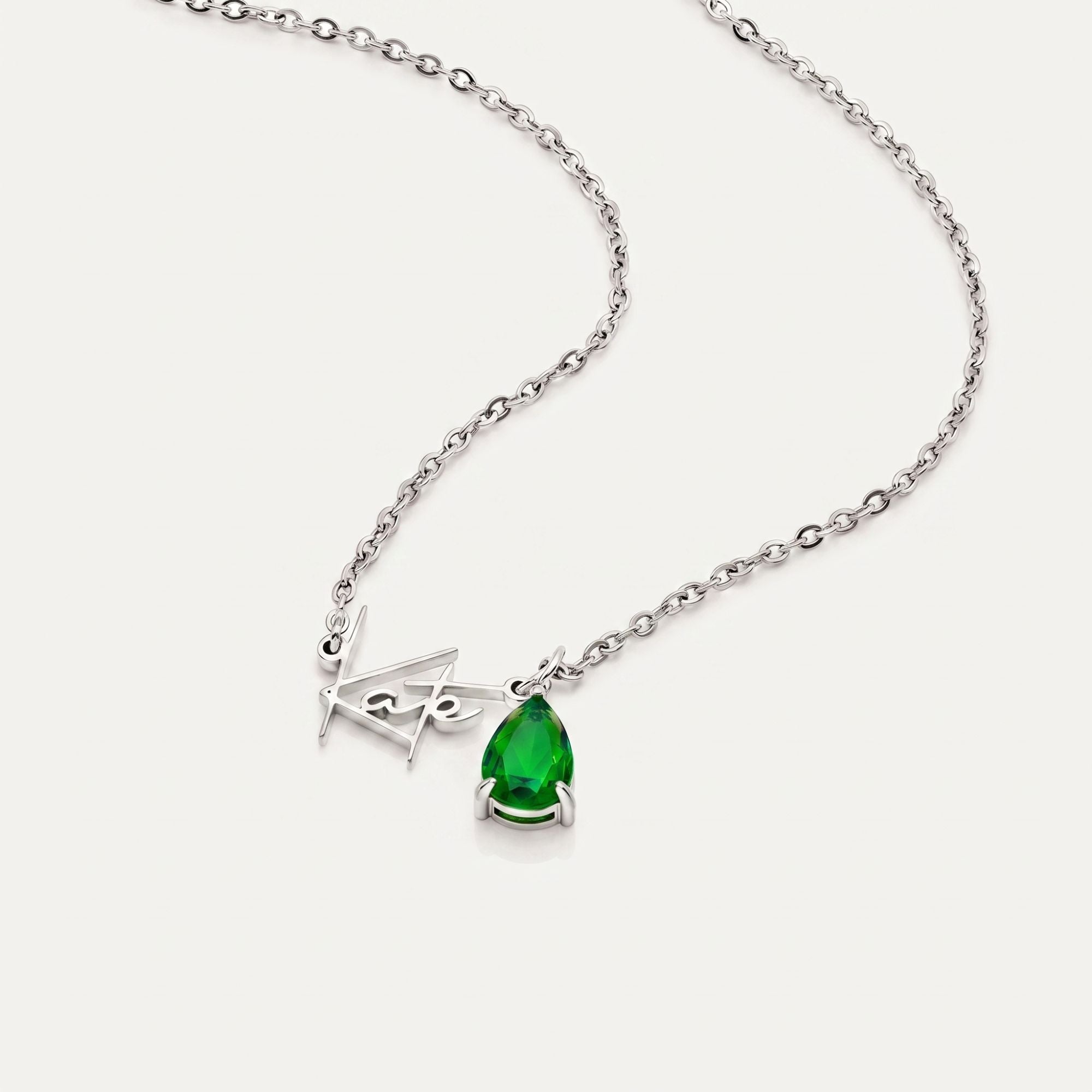 Till Min Dotter – Jag Är Stolt Över Dig – Signaturhalsband Med Födelsesten