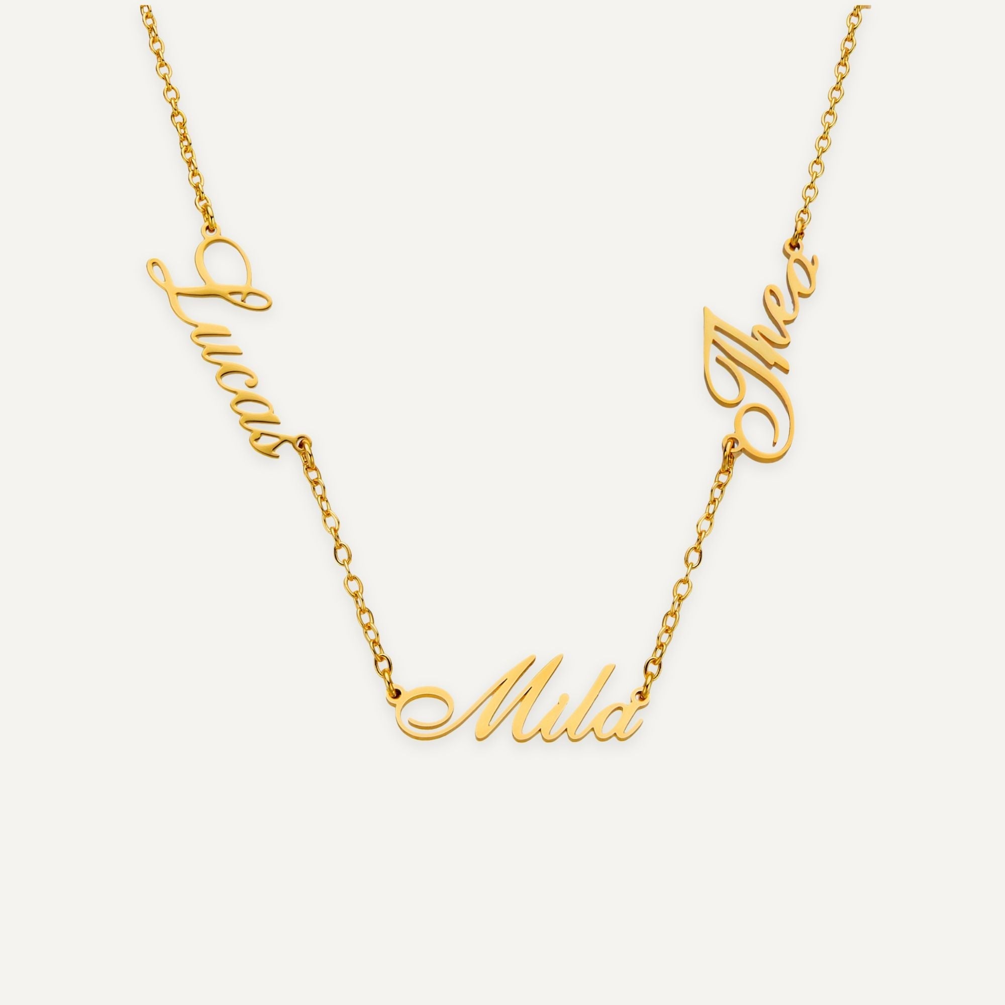 Halsband Med Flera Namn