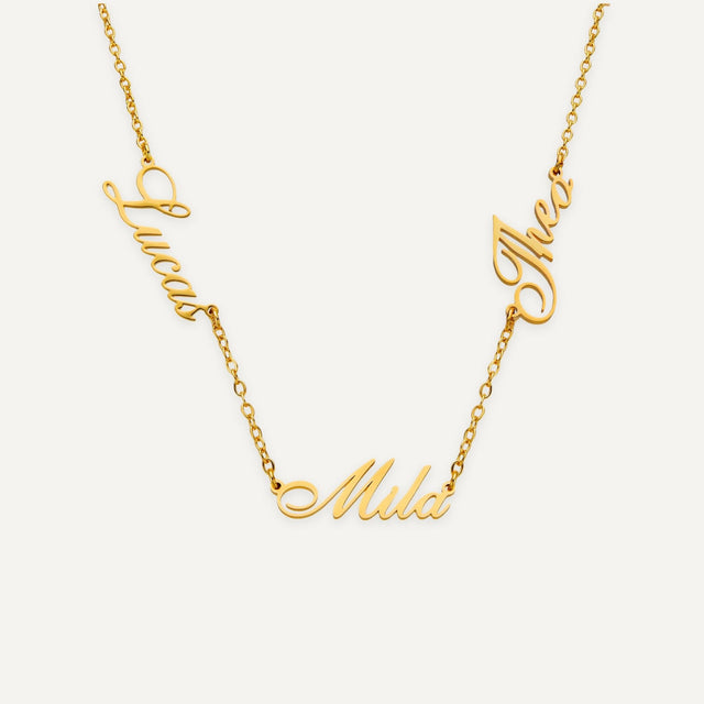 Halsband Med Flera Namn