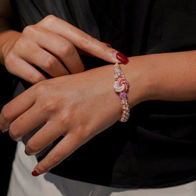 Till Mitt Vackra Barnbarn - Evig Knut Armband