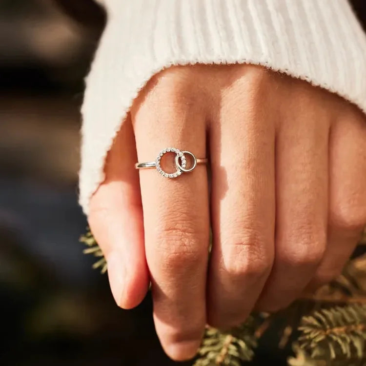 Till Min Barnbarn - För Alltid Sammanlänkad Ring