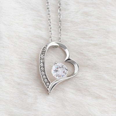 Till Min Dotter - Jag Är Stolt Över Att Vara Din Far - Hjärta Halsband