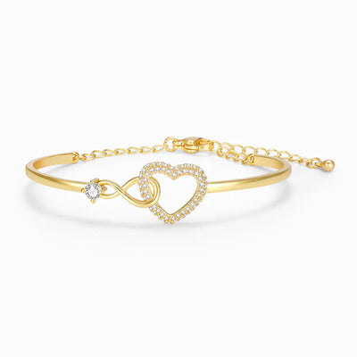 Till Min Dotter - Infinity Heart Armband