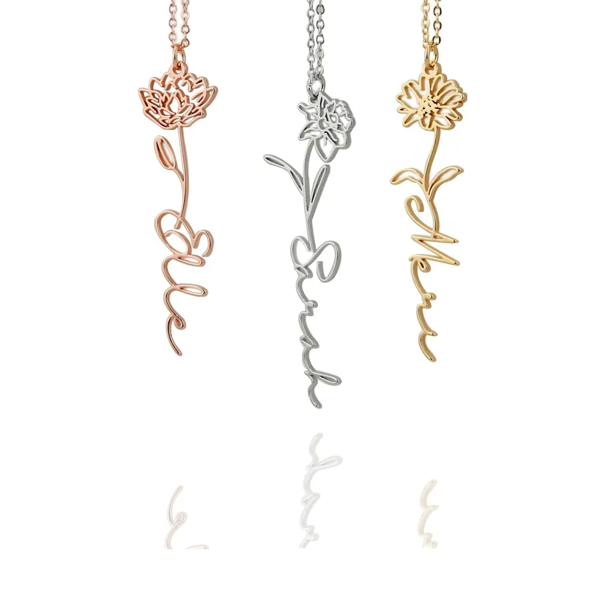 Halsband Med Födelseblomma