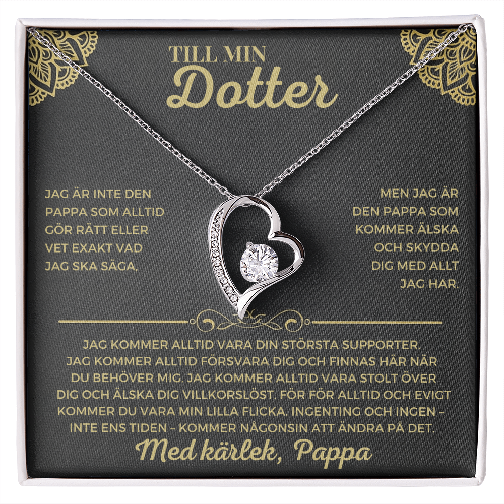 Till min dotter – Jag är din största fan – Kärlek, pappa