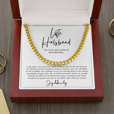 Löfteshalsband För Honom - Cuban Chain