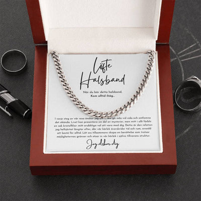 Löfteshalsband För Honom - Cuban Chain