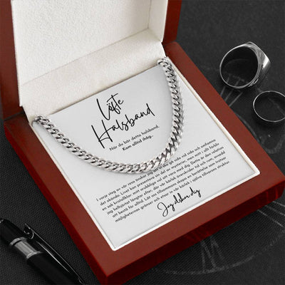 Löfteshalsband För Honom - Cuban Chain